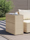 Tisch für kleine Außenbereiche Stabil Beige 58x27.5x55cm