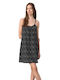 Vamp Summer Women's Nightdress Black