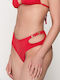 Luna Bikini Slip Red