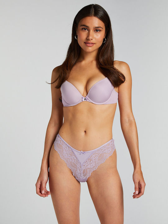 Hunkemöller Women's Brazil with Lace Lavender