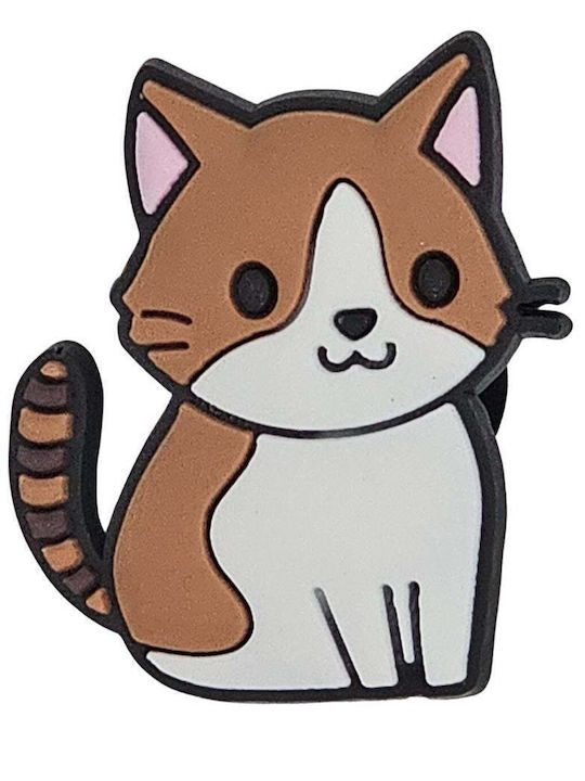 Διακοσμητικό Charm Παπουτσιού Cat Καφέ
