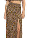Pretty Side Maxi Φούστα Bsd/black Sands