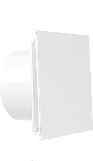 Redled Wall Mounted Bathroom Ventilator 100mm White