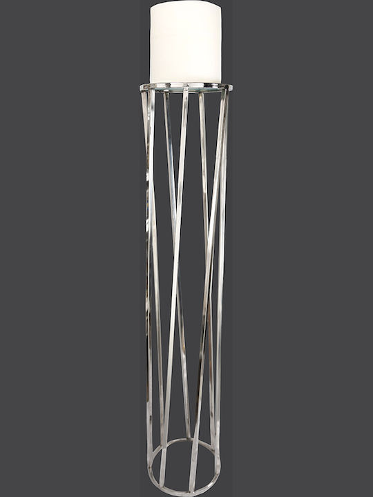 Silver Metal Candle Holder Fa536690 La Vista Lvs-fa536690