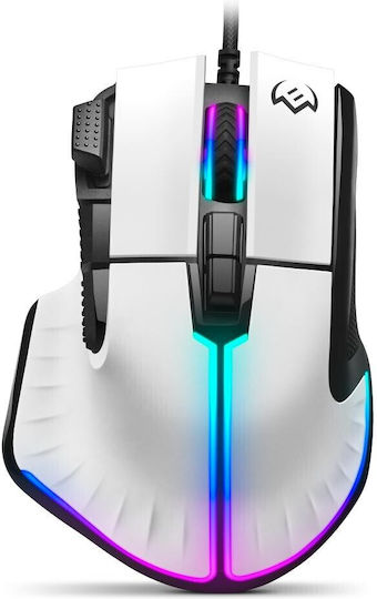 Sven RX-G990 RGB Gaming Ποντίκι 12400 DPI Λευκό