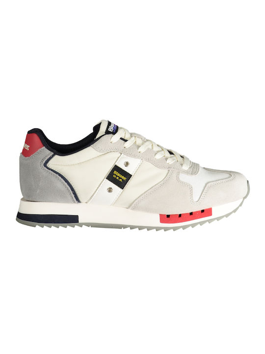 Blauer Sneakers White