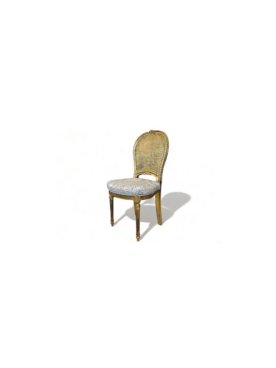 Dining Room Wooden Chair Golden 49x47x100cm