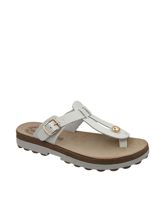 Fantasy Sandals Mirabella Women's Flat Sandals Anatomic White Perle