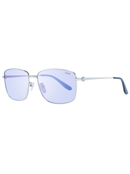 BMW Sonnenbrillen mit Silber Rahmen und Blau Linse BW0027-H 16X