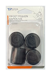 Tpster Dopuri Rotunde cu Cadru Exterior și Diametru 22mm 4buc 17250