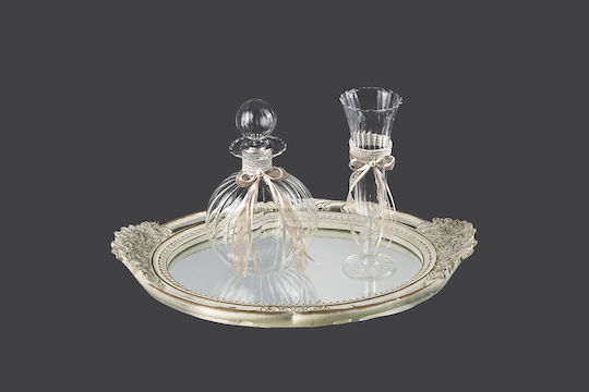 La Vista Wedding Carafe Set with Wine Glass made of Crystal 2pcs