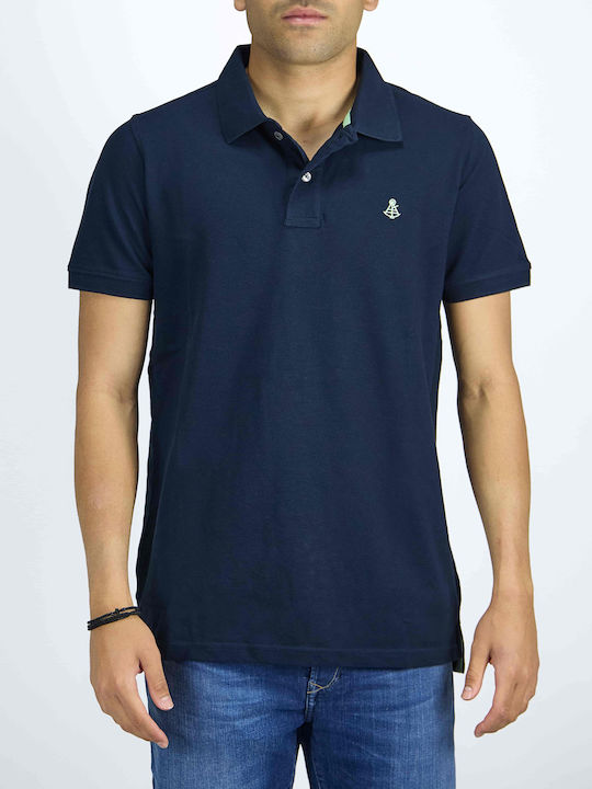 Polo Short Sleeve Blouse Dark Blue