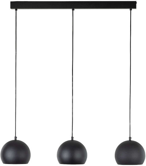 TK Lighting Pendant Light Black Rail 81cm