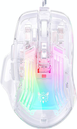 Onikuma CW923 RGB Gaming Mouse 12800 DPI White