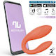 Mini Vibrator für Paare mit Fernbedienung 7cm Orange