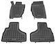 Rezaw Plast Set of Front and Rear Mats 4pcs Tray Type for Jeep Cherokee 2001-2006 Black