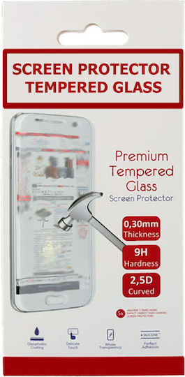 Redmi A3 4g 2.5D 0.3mm Full Glue Full Face Tempered Glass (Xiaomi Redmi A3)