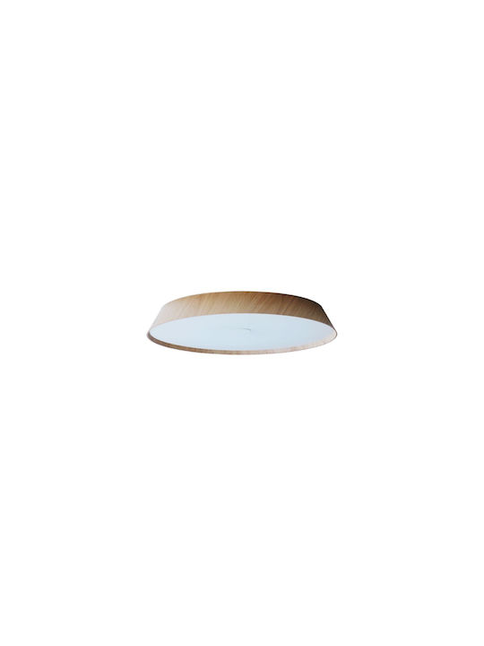 VK Lighting Deckenleuchte 42cm Beige mit Integrierter LED