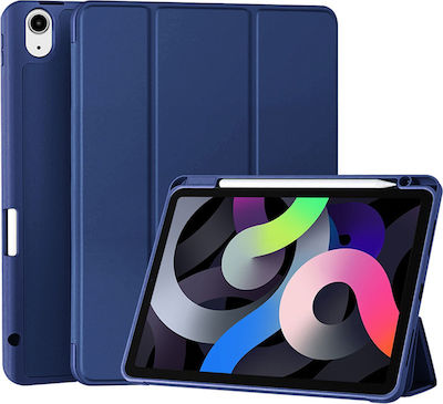 Techsuit Flip Cover Albastru Samsung Galaxy Tab S7 Plus, S8 Plus