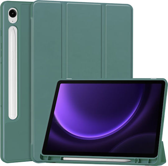 Techsuit Klappdeckel Robust Grüe (Samsung Galaxy Tab A9 Plus)