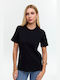 Basic Damen T-Shirt Black