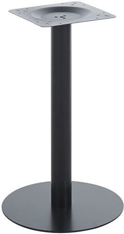 Woodwell Ibis Table Stand made of Metal Black Velvet-Black Metal 45x45x72cm