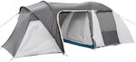 Vevor Camping Tent Tunnel Gray with Double Fabric 4 Seasons for 4 People 480x245x185cm