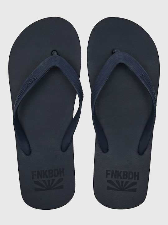 Funky Buddha Herren Flip Flops Blau