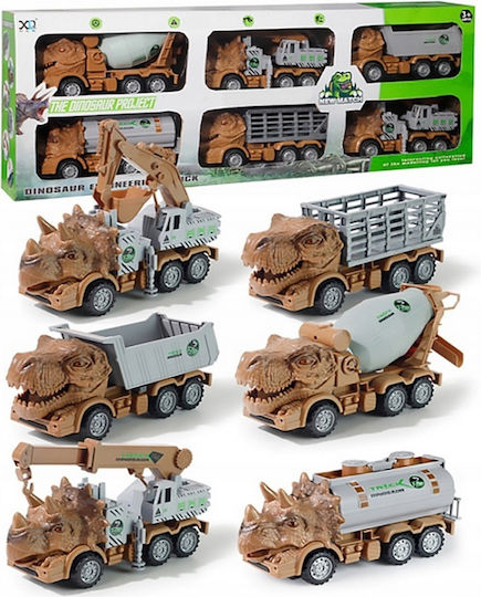 Dinosaur Vehicles Set 6pcs Xlq-6l 305219