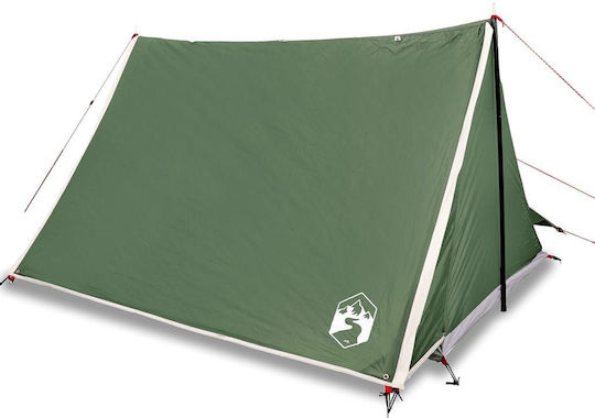 vidaXL Σκηνή Camping Πράσινη για 2 Άτομα 214x161x120εκ.