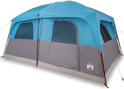 vidaXL Σκηνή Camping Μπλε για 10 Άτομα 426x304x233εκ.
