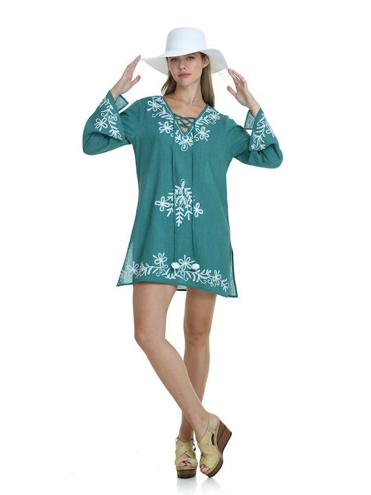 MiandMi Women's Caftan Beachwear Green