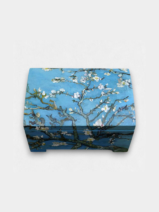 Artifact Wooden Decorative Box Ανθη Αμυγδαλιας 18x12x10cm