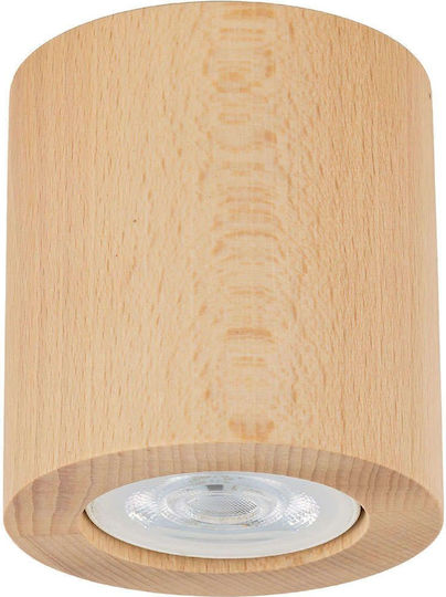 TK Lighting Μονό Σποτ με Ντουί GU10 σε Μπεζ Χρώμα