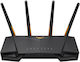 Asus TUF Gaming AX3000 v2 Безжичен Рутер Wi‑Fi 6 - Wi‑Fi 6 с 4 Порта Ethernet