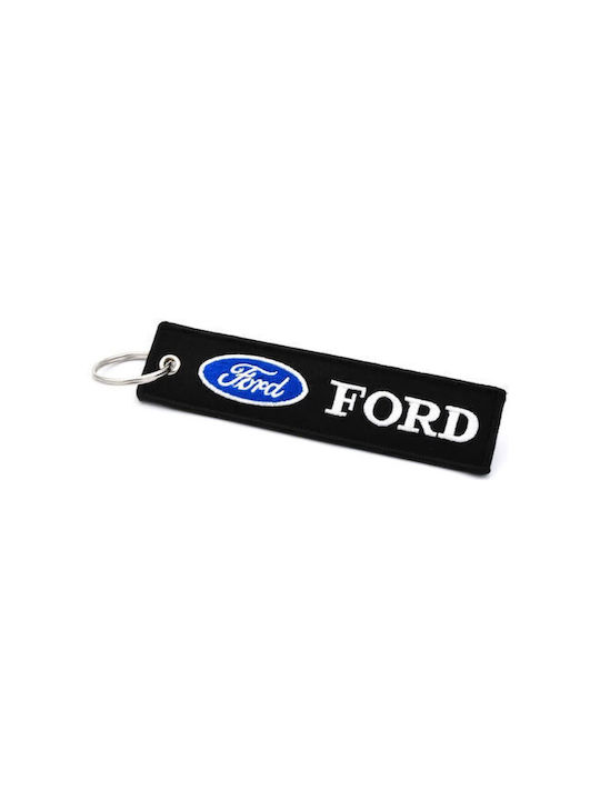 Fabric Keychain Ford