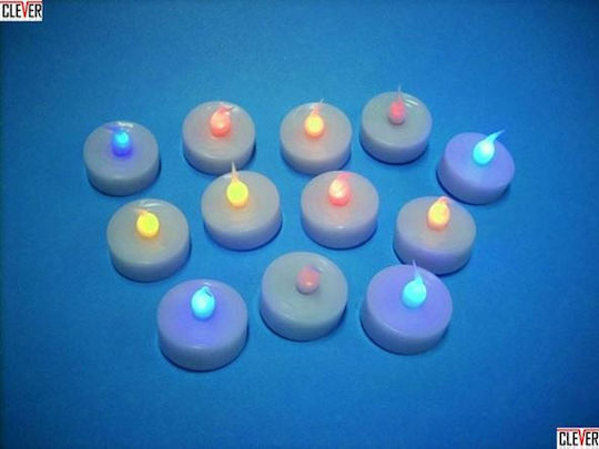 Intelligente elektronische dekorative LED-Kerzen in verschiedenen Farben, Set mit 10 Stück, heißes Angebot