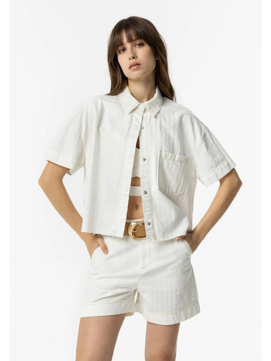 Tiffosi Women's Short Sleeve Shirt White