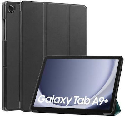 iNOS Flip Cover Durable Black Samsung X210 Galaxy Tab A9 Plus 11.0 Wi-Fi, X216 Galaxy Tab A9 Plus 11.0 5G