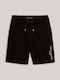 Sportliche Kinder-Shorts/Bermudas Essential Schwarz