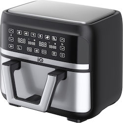 IQ AF-005 Air Fryer με Διπλό Αποσπώμενο Κάδο 9lt Ασημί