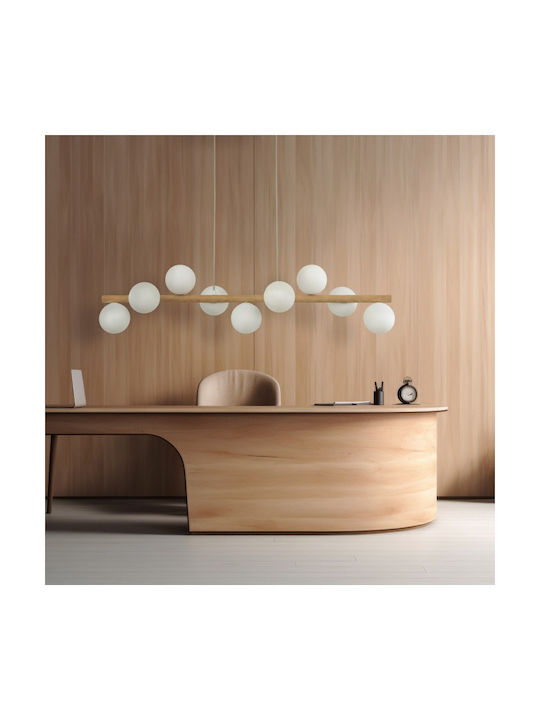 TK Lighting Estera Pendant Light Beige Rail