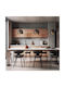 TK Lighting Висящо Осветително Тяло Червен с Цокъл E27 27x160см.