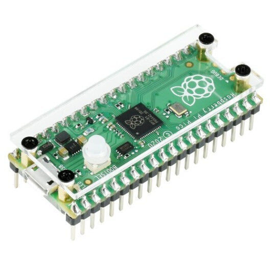 Ясен акрилен калъф за защита на Raspberry Pi Pico