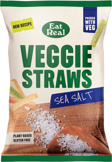 Eat Real Chipsuri Straws cu Sare 110gr