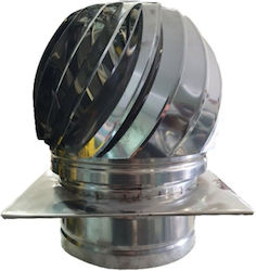 Καπέλο Καπνοδόχου Inox 260mm Ασημί