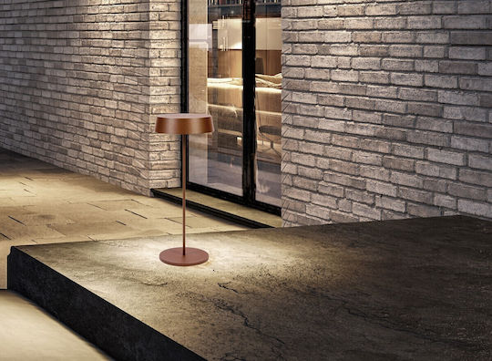 VK Lighting Настолна лампа LED с Бял Абажур и Основа