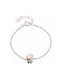 Oxzen Silver Plated Hello Kitty Kids Bracelet