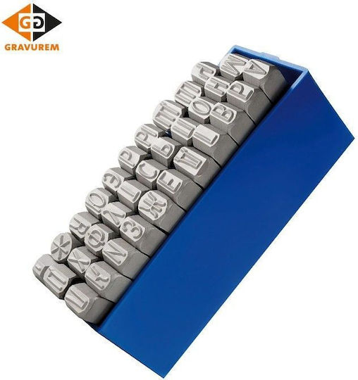 Gravurem 10804000 Χτυπητά Γράμματα Εργαλείο Χειρός