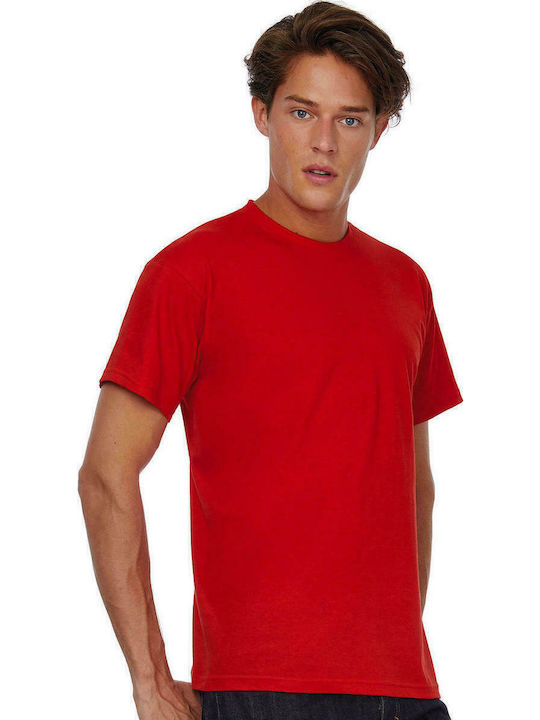 Pegasus Exact 150 Ανδρικό Διαφημιστικό T-shirt Κοντομάνικο Κόκκινο